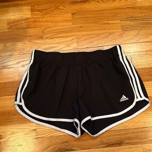 Large black adidas shorts